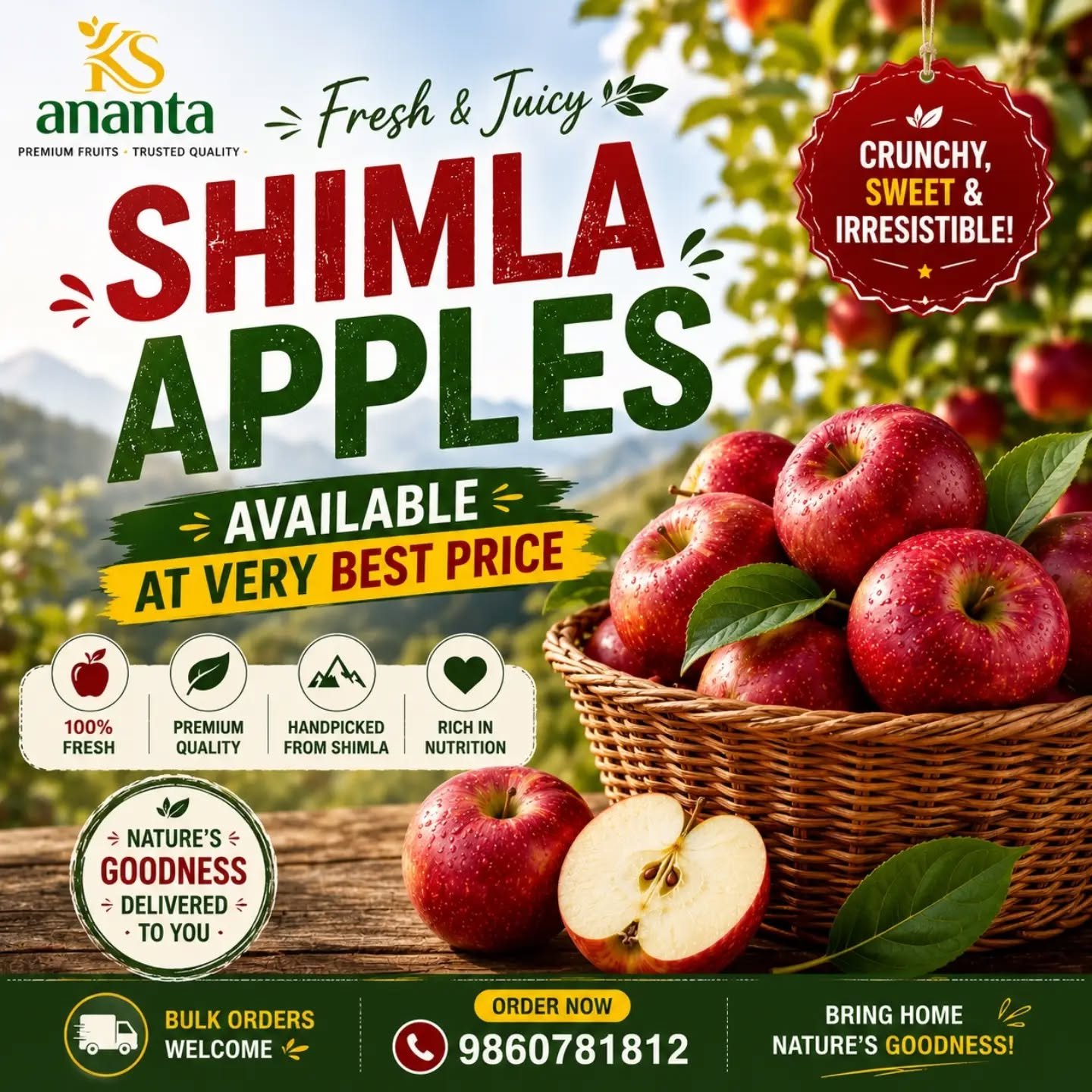 🍎 Shimla Apples Are Here!
Fresh stock has arrived at unbeatable prices.

#trend #viral #post #trending #today