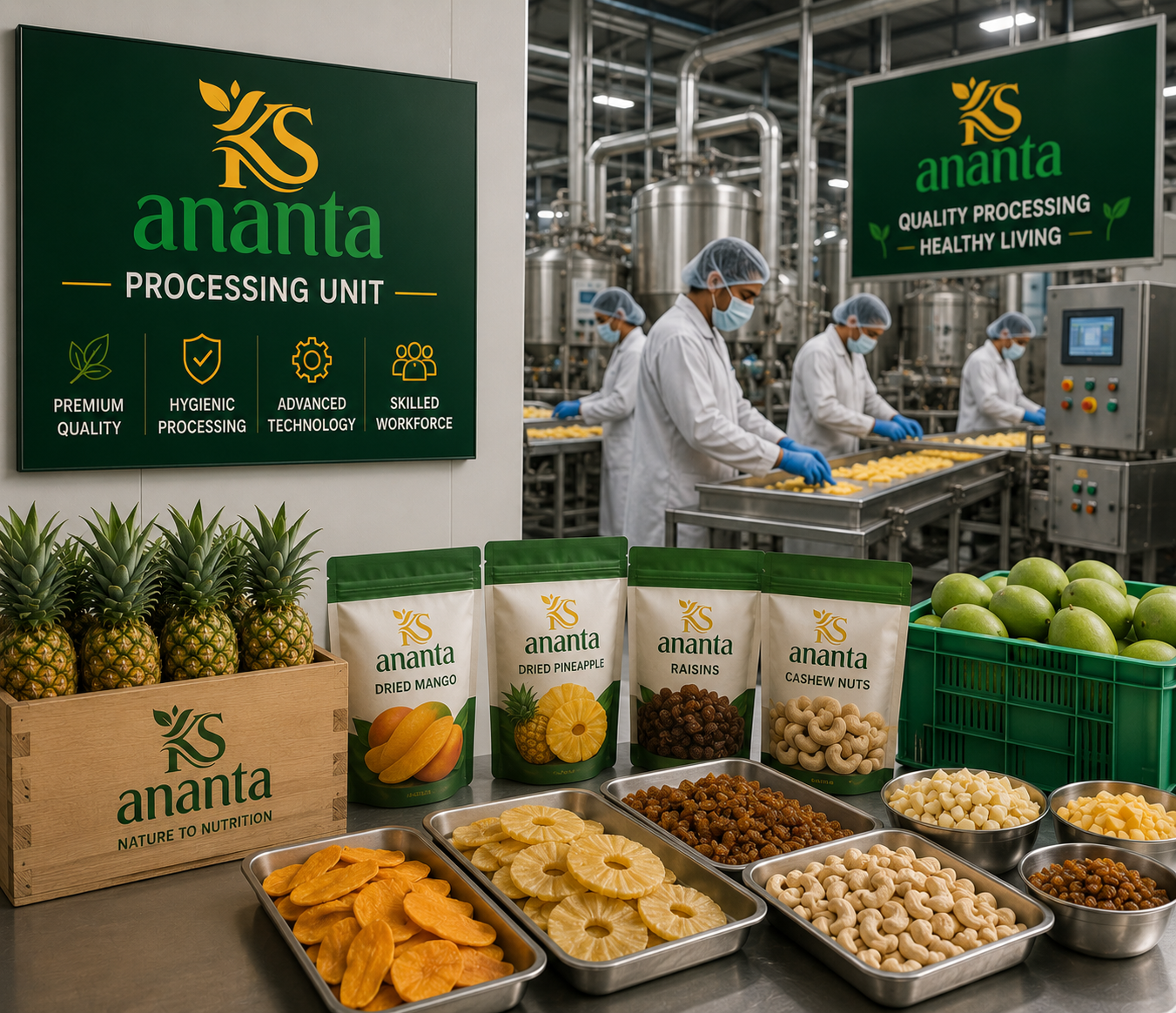We continuously invest in infrastructure and technology to deliver high-quality processed agricultural products to domestic and global markets.